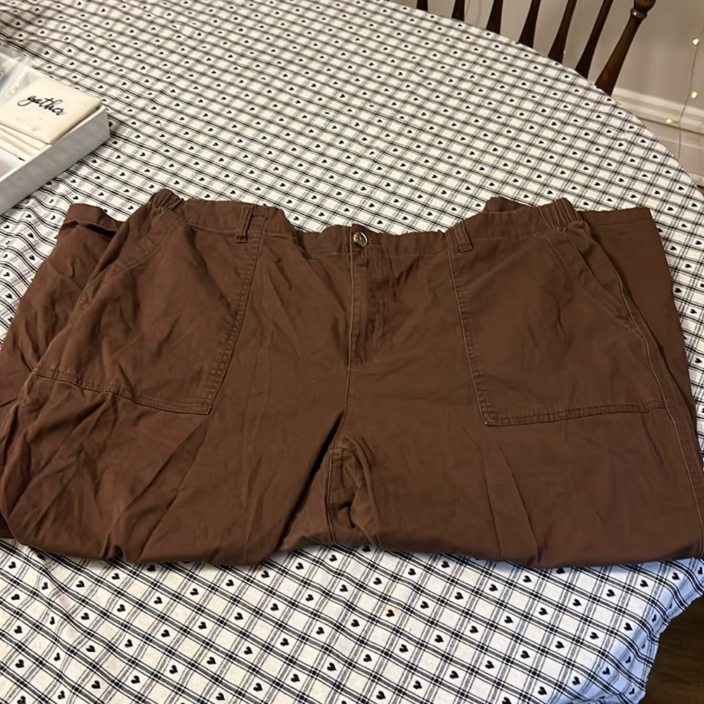 Brown pants size 3X